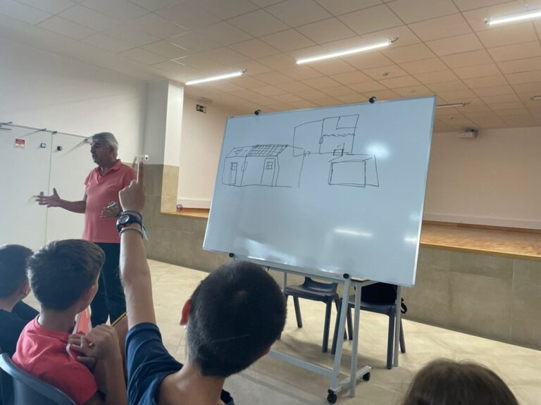 Aula de Biosfera com o professor Rui Santana