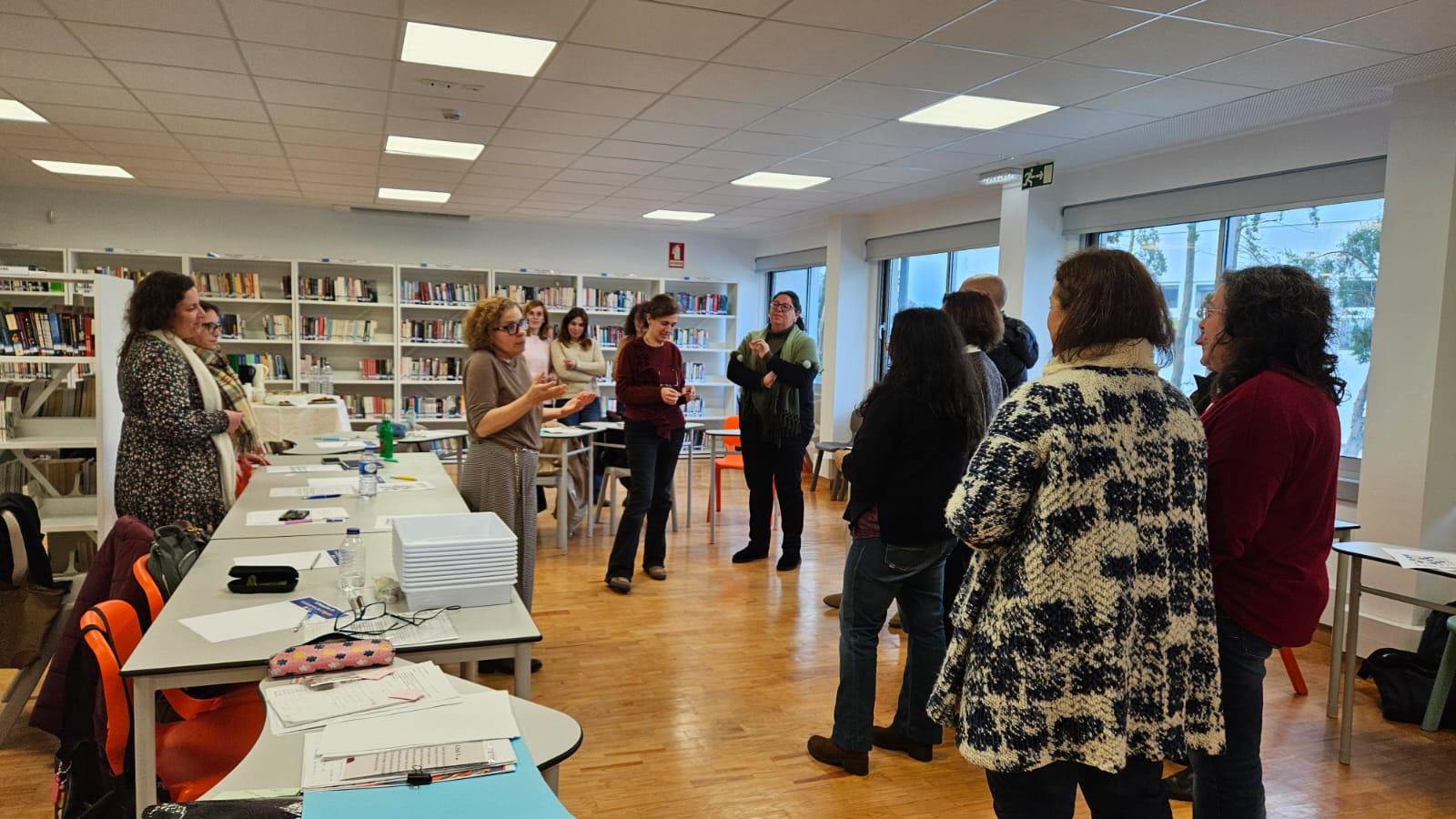 Lanche de confraternização no final do encontro