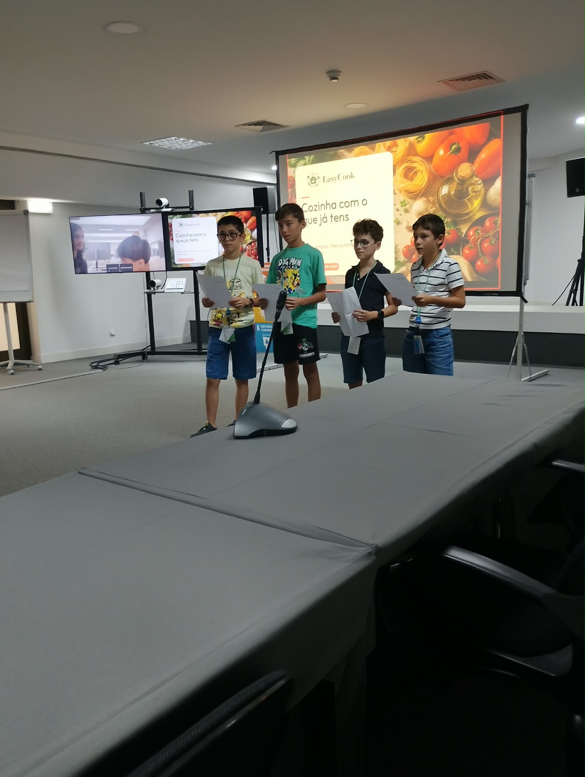 Equipa EasyCook no pitch accelerator na REN